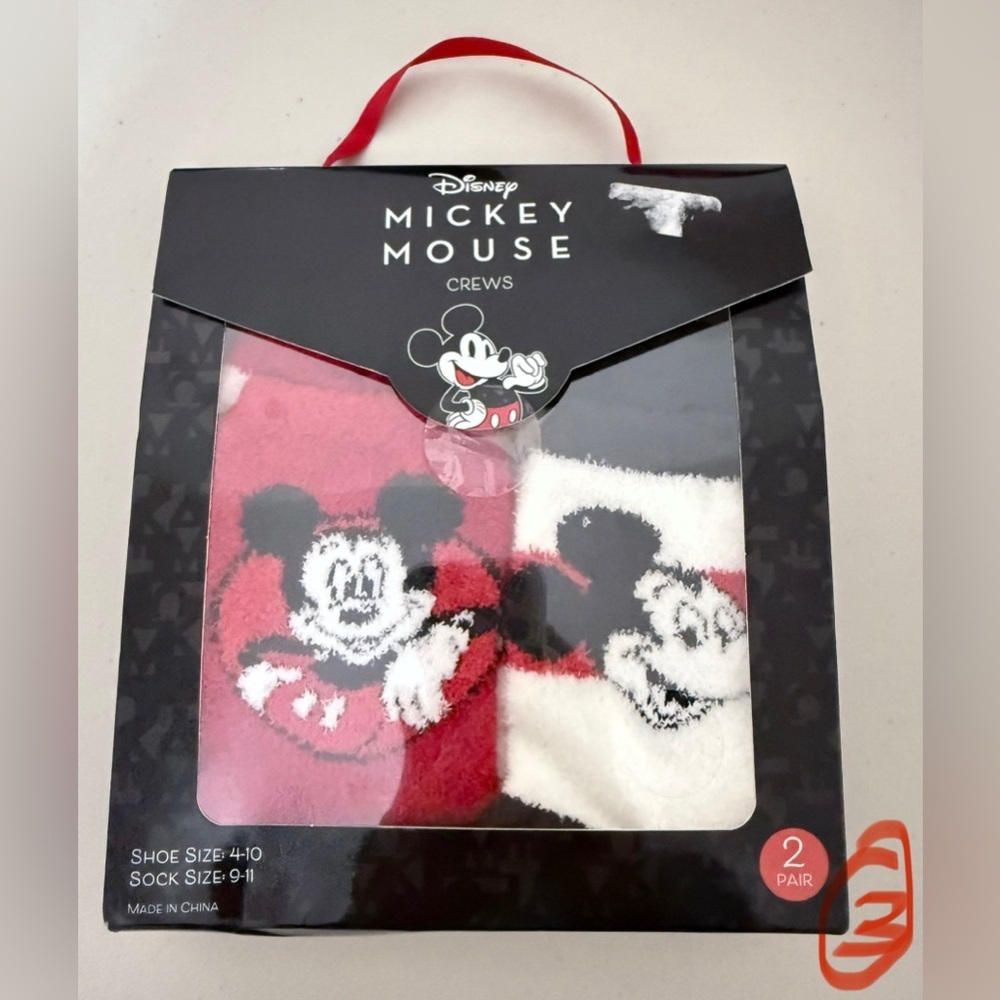 Disney Mickey Mouse Crew Socks Set